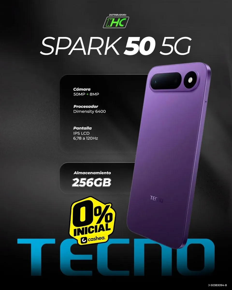 Tecno Spark 50 5G · 256 GB