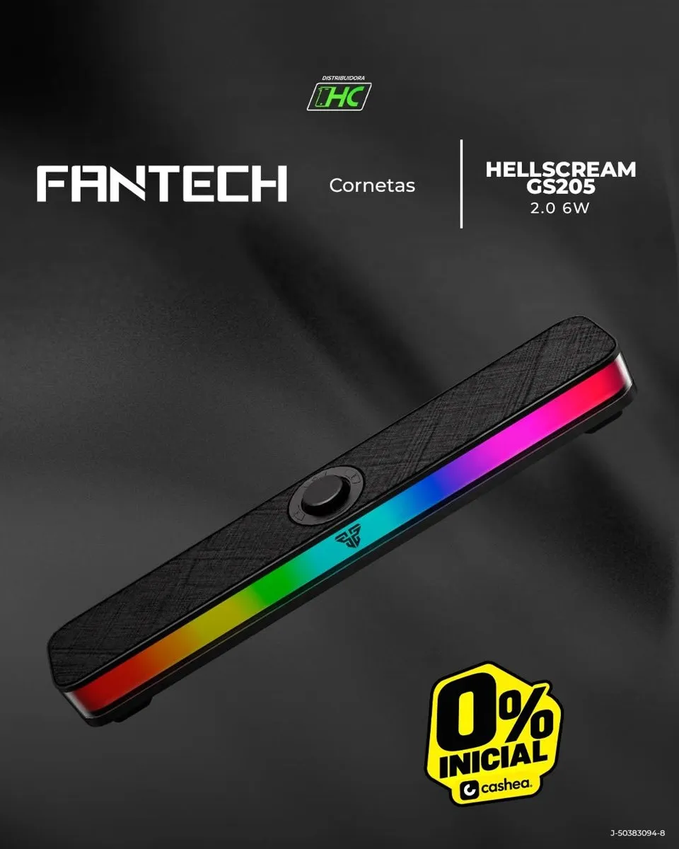 Fantech Hellscream GS205 · barra RGB